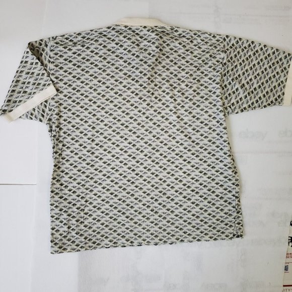 W.R. Gass Men's Shirt Short Sleeve Size 2X Casual Classic Beige - Picture 2 of 12